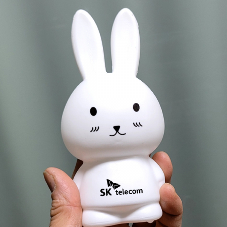 국산) 하얀 토끼 저금통 저금통 띠 저금통 백토끼 흰색 토끼 #2