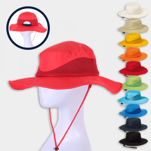 남자 여자 와이어 챙 메쉬 등산 모자