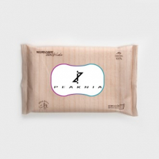 (와이드 ) 플라스틱 제로 생분해 물티슈 10매 (60gsm 엠보싱)