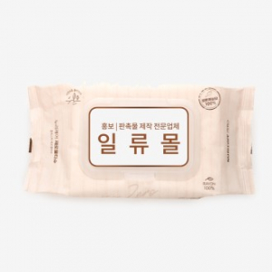 대용량 플라스틱제로 생분해 물티슈 102매 (40gsm)