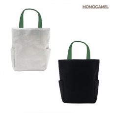 모모카멜 에코백 투포켓형 28cm * 24cm * 12cm (HE06)