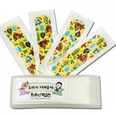 사출케이스 캐릭터 4매 일회용 칼라 밴드