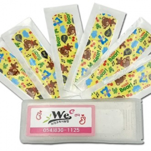 사출케이스 캐릭터 6매 일회용 칼라밴드