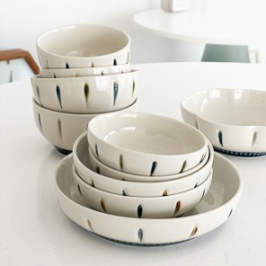 컬러라인 도자기 식기세트 10pcs