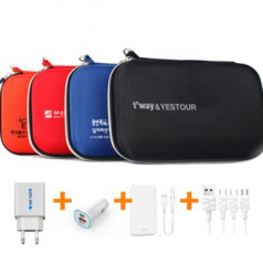 팝폰 패브릭 파우치 여행용선물세트 CS46