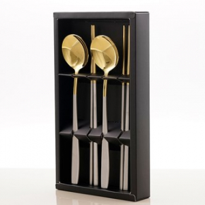 시저투 2인수저 블랙 케이스 세트