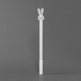 작은이미지: 깜찍 토끼 볼펜(화이트) (0.5mm) #4