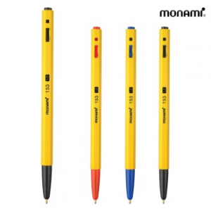 모나미153 볼펜 1.0mm 저점도잉크 고사양팁