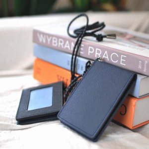 리얼 소가죽 목걸이 사피아노 카드지갑