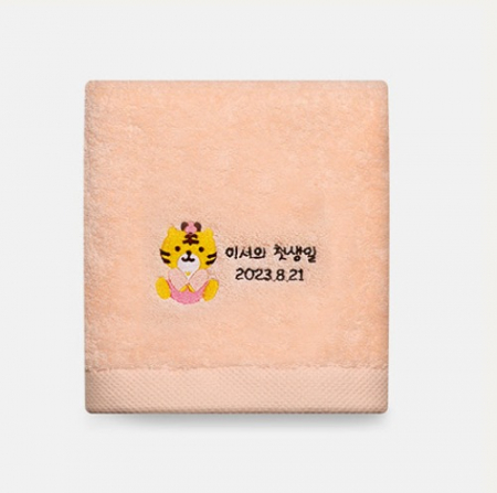 주문제작 수건 아가씨 랑이 호텔타올 150g #2