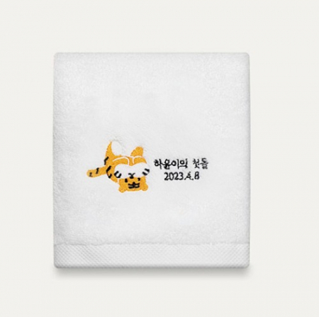 발라당 랑이 호랑이띠 호텔타올 150g, 주문제작 수건 #2