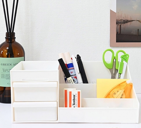 데스크 정리함 책상 정리 오거나이저 사무실 수납함 화장품 소형 #2