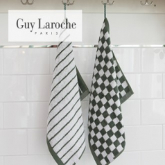 기라로쉬 무한타올 뱀부 선염 체스 엔 그리드 핸드타월 70g