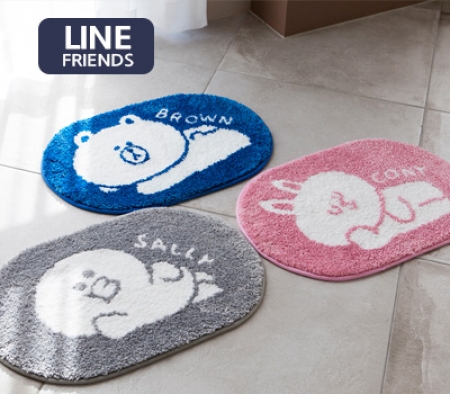 라인프렌즈 피스 쟈가드 선염 매트 #2