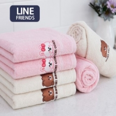 라인프렌즈 미니프렌즈 세면타올 40x80cm