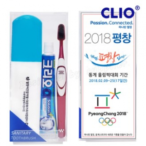 대박 클리오 퍼펙션 미세모+크리오 치약 / 칫솔 치약 세트