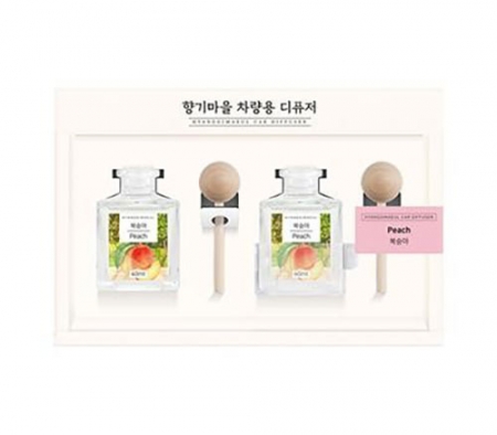 (A)[더허브샵]  향기마을 차량용 디퓨저 2종 세트 40+40ml #2