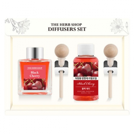 (A)[더허브샵] 카 디퓨저 2종 선물세트 50ml+50ml(리필) #2
