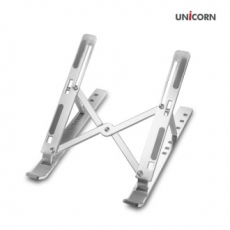 유니콘 휴대용 접이식 알루미늄 7단 높이조절 노트북거치대 받침대 LP-250S