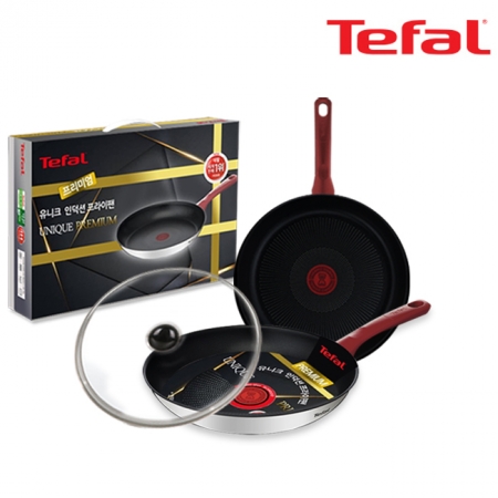 테팔 유니크 인덕션 프리미엄 프라이팬 26cm+28cm+유리뚜껑 CT1-UQFP2628G #2
