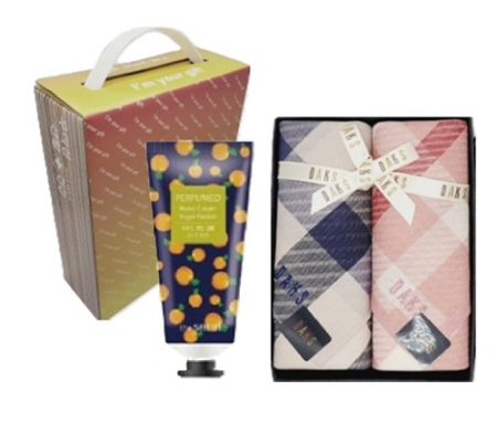 닥스 손수건 2종 핸드크림 세트 #2