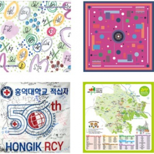 순면 80수 풀컬러 맞춤손수건 50cm, 손수건, 스카프, 두건의모든것
