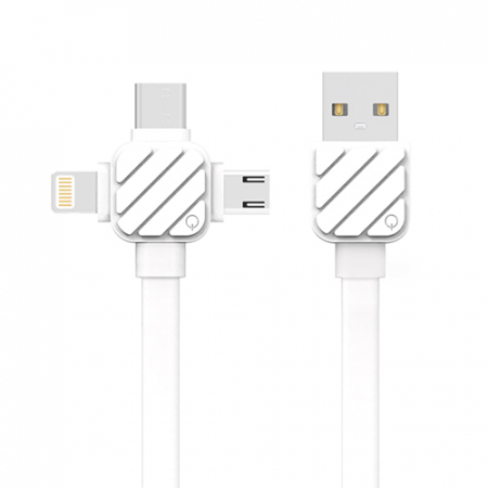 MFI 인증 20W 고속충전 3 in 1 데이터 싱크 케이블 1.2M T120F #2