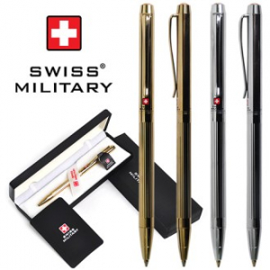 스위스밀리터리 금속 볼펜 BP 409 GD, PL