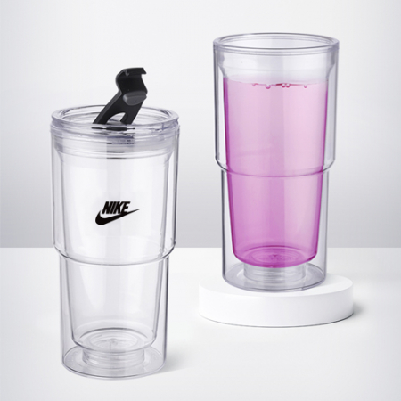 해피 분리형 냉온 이중 투명 텀블러 500ml [hp 039] #3