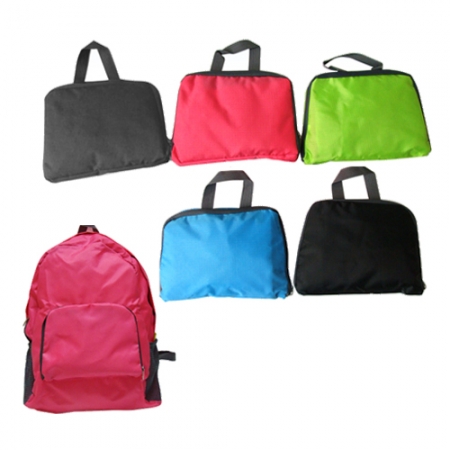 접이식 백팩 배낭, 보조가방, 개별OPP포장, 5가지 색상, 42*30.5*16cm, 인쇄가능 #2