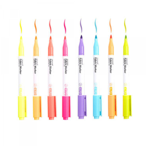 모나미) 패브릭 마카 470 (8색 세트 / 형광4색+ 파스텔 4색)