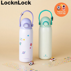 락앤락 리틀럽 키즈 스트랩 텀블러 원터치캡 500ml, 3314