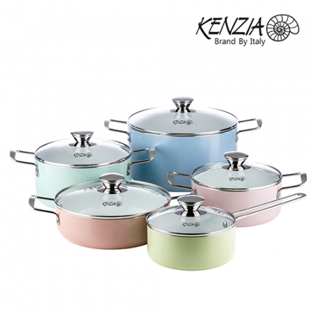 [겐지아] 마시멜 세라믹 IH 냄비 5종 세트 #3