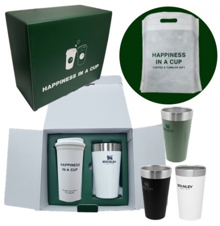스탠리 어드벤처 스태킹 진공 파인트컵 473ml 해피니스 리유저블 핫컵 콜드컵 텀블러 선물세트 #3