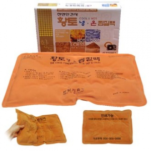 [황토 냉온 찜질팩] 천연인견사 / 케이스포장
