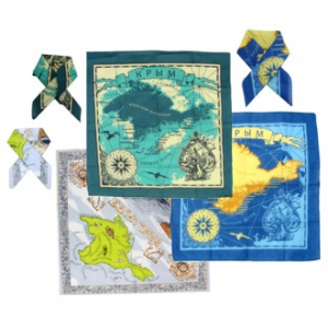 [세계지도 손수건] 사이즈 55*55 / 행사손수건 / 면폴리 혼방 / 30수