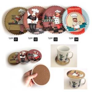 [꽃 도자기 컵받침대] 도자기 받침대 / 다양한 디자인 / 컵받침대 / 인쇄가능