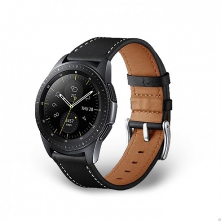 갤럭시워치3 기어s3 s2 클래식 프론티어 고급 가죽 밴드 스트랩 20/22mm #3