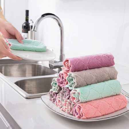 극세사 만능 행주 개별포장형 25×25cm #2