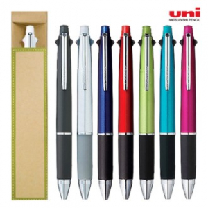 제트스트림 볼펜 4in1 0.7mm + 에코 종이케이스