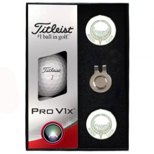 타이틀리스트 PRO V1x 매직 3구 볼마커 2조 세트