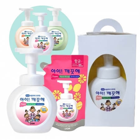 아이깨끗해 핸드워시1P + 리필200ml 1P 화이트손잡이 선물세트 #2