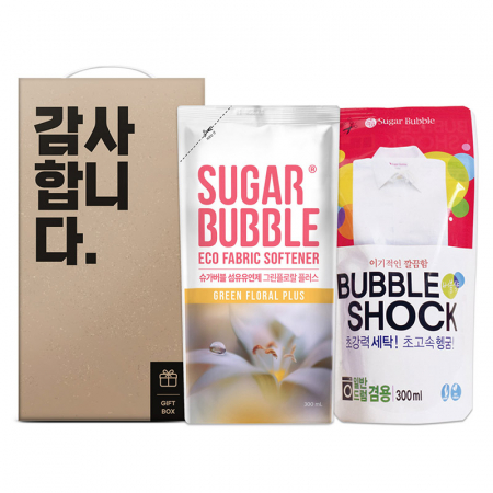슈가버블 세탁 2종 (섬유유연제 280g + 세탁세제 280g) #2