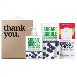 슈가버블 3종 3호 (블루베리 470ml+리필 280ml+세탁세제 280ml)