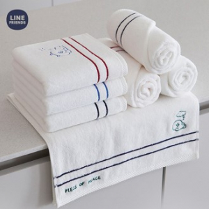 라인프렌즈 피스오브피스 코마사 세면타올 1P 케이스 포함