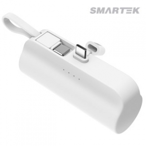 스마텍 5000mAh 초미니 원통형 2way 보조배터리 STPB-MB50 CC