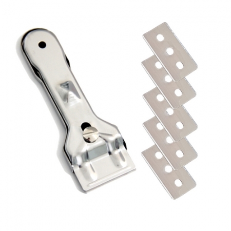 메탈스크래퍼 본품1+칼날5개 세트 주방 찌든때제거 인덕션 그리들청소 #2