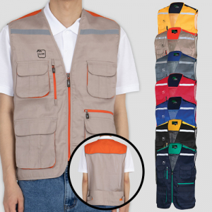 남자 여자 안전 반사 망사 고급 조끼