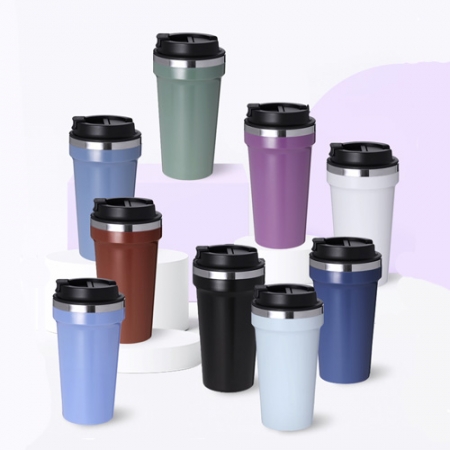 해피 컬러 보온 보냉 이중 스텐 텀블러 450ml [hp_059] #5