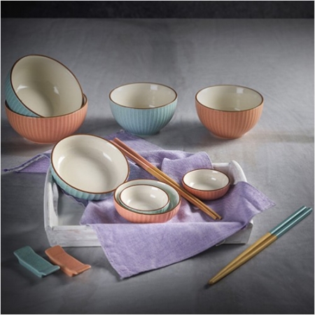 [밀양도자기] 파스텔 12p 도자기세트 #2